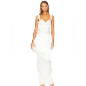 Sau Lee x Revolve - NWT Pamela Wedding Dress Bridal Gown In Ivory Sz 4